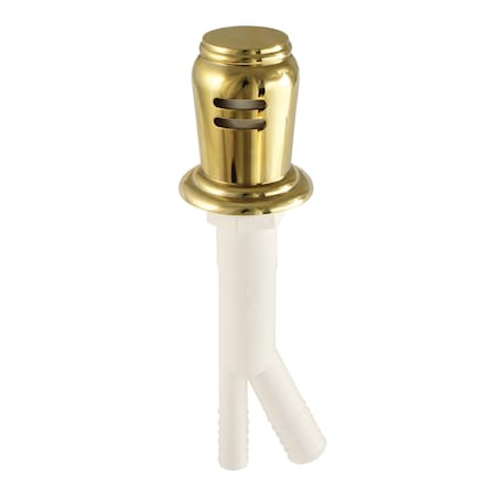 Kingston Brass KA831PB Dishwasher Air Gap, Polished Brass KA831PB